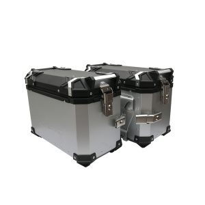 X-LAND BOČNI KOFERI ALU SIVI 38L+38L