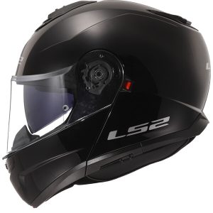 LS2 FF908 STROBE II SOLID GLOSS BLACK