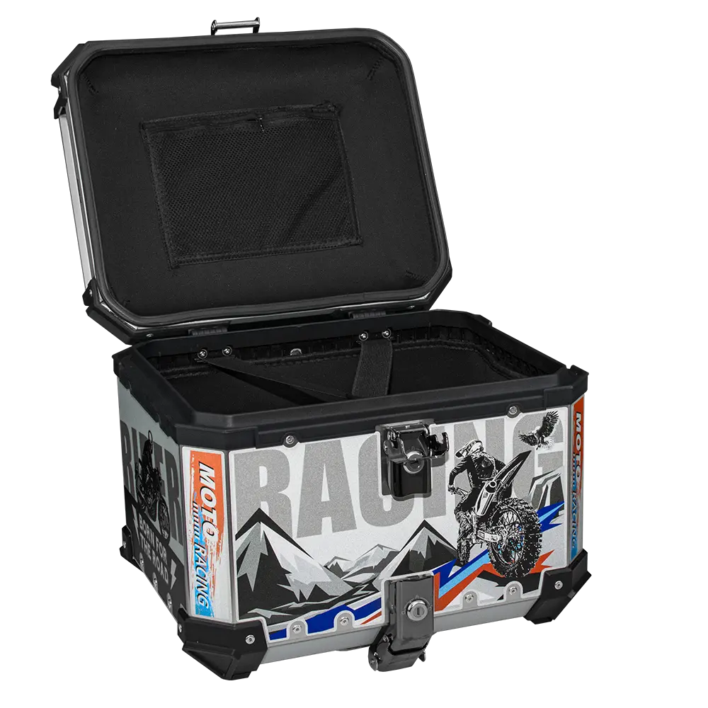 LS2 ALU niklovani ROCK 45L - Image 2