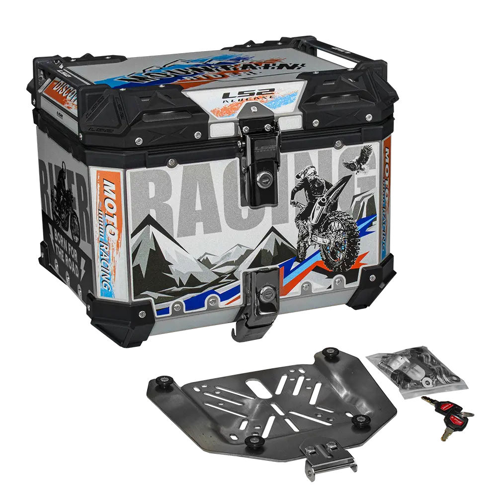 LS2 ALU niklovani ROCK 45L - Image 3