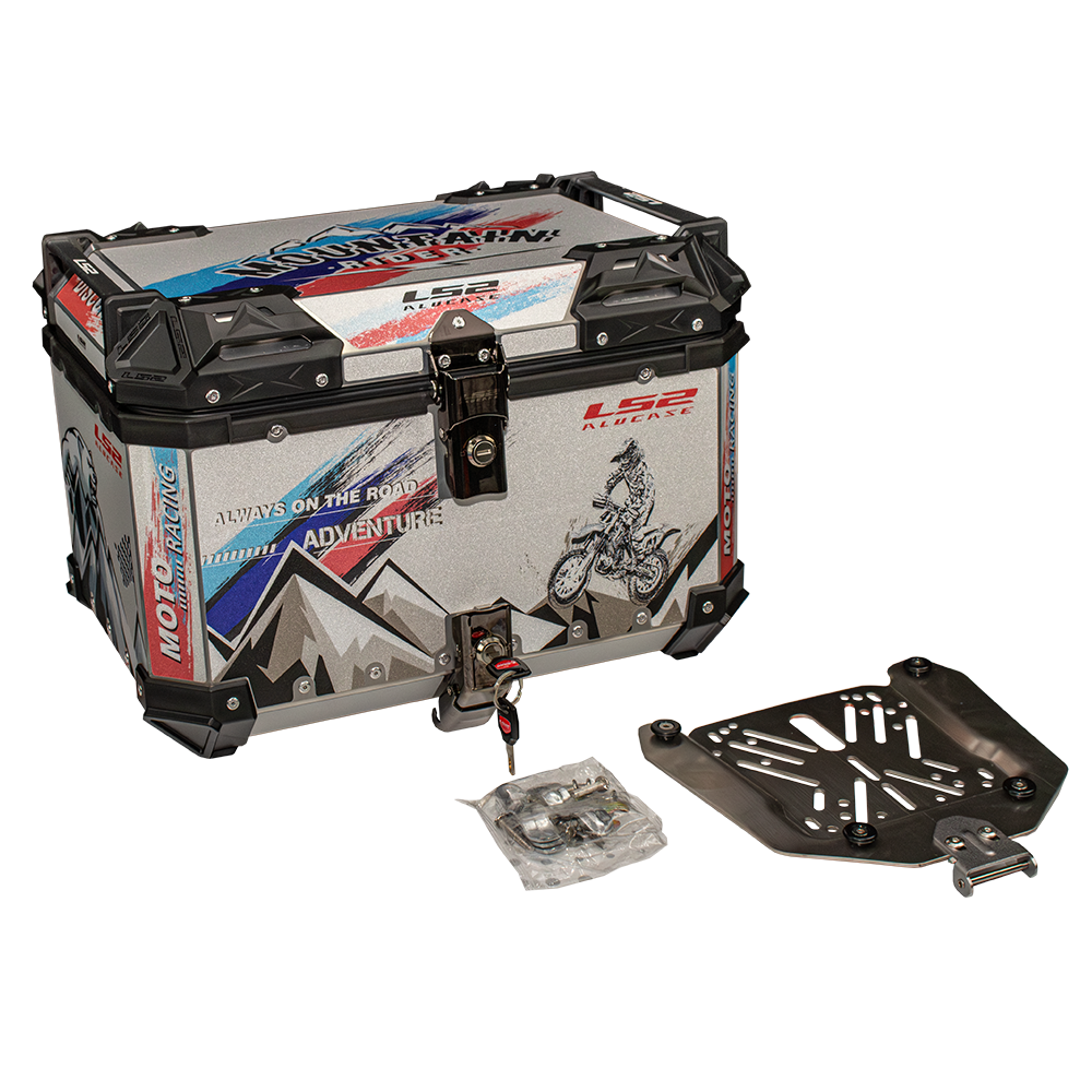 LS2 ALU niklovani ROCK 55L - Image 3