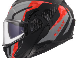 LS2 FF910 ADVANT II GLIDE BLACK GREY RED